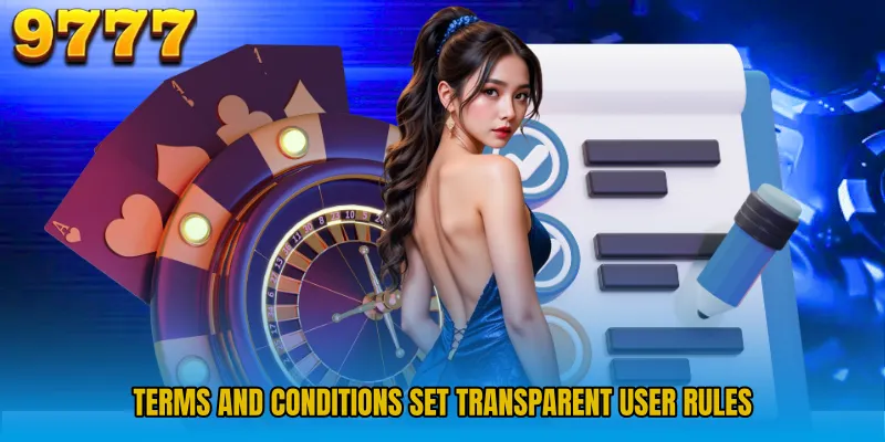 Terms and Conditions set transparent user rules